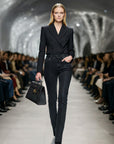 DAWODY Luxury Bag in Cayman Black Mango Leather. A masterpiece made from mango fruit
